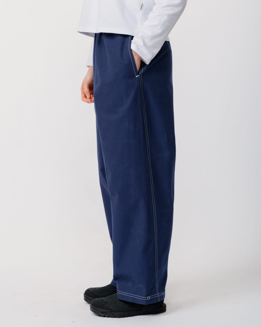 Zama Pant - Navy/White