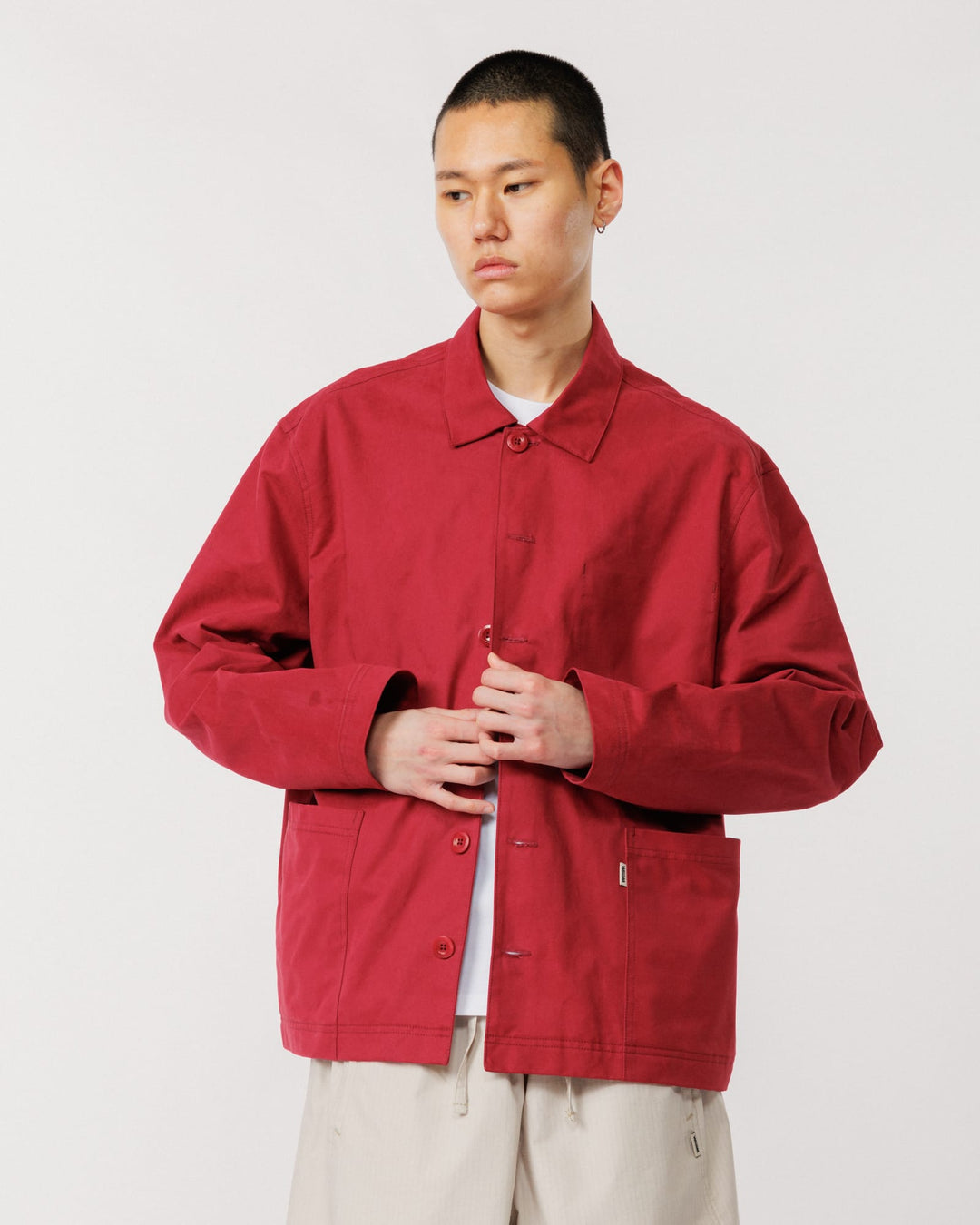 Mill Overshirt V2 - Maroon