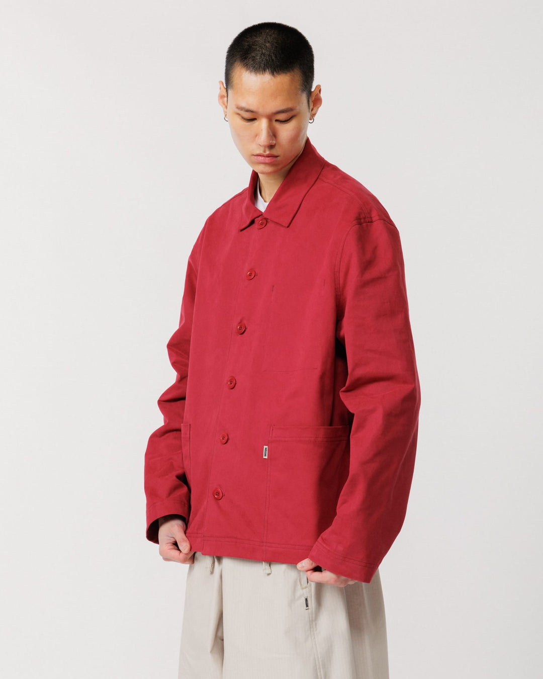 Mill Overshirt V2 - Maroon