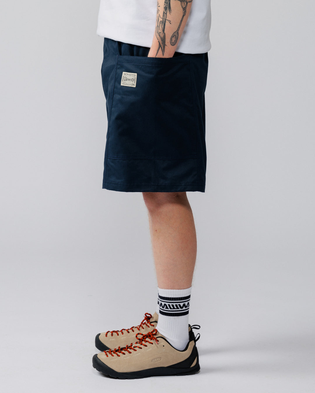 Twill Studio Shorts - Navy