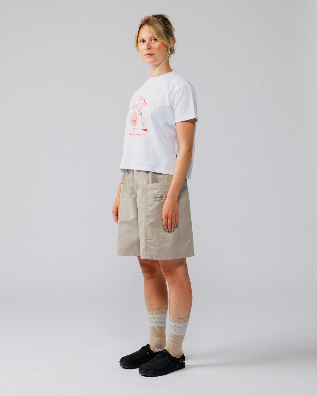 Twill Studio Shorts - Stone