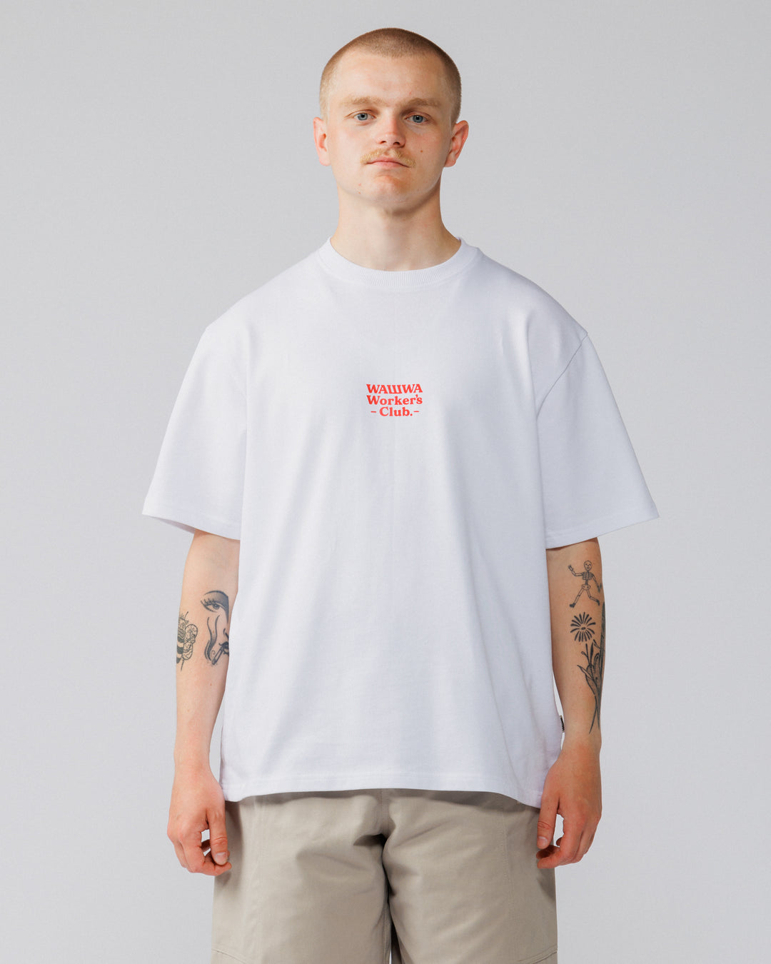 Workers Logo Stride T-Shirt - White