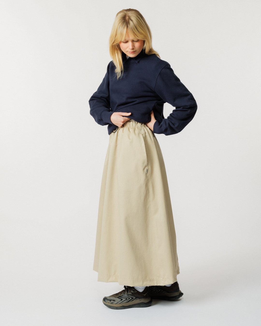 Moleskin Ayla Skirt - Ecru