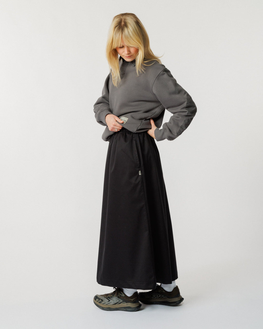 Moleskin Ayla Skirt - Black
