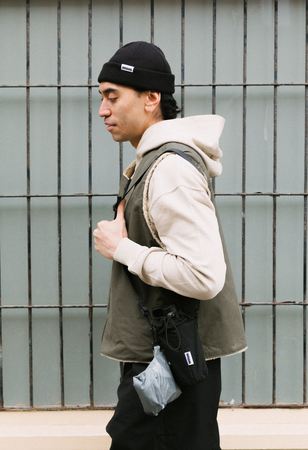 Sully Sherpa Vest Waxed Ripstop