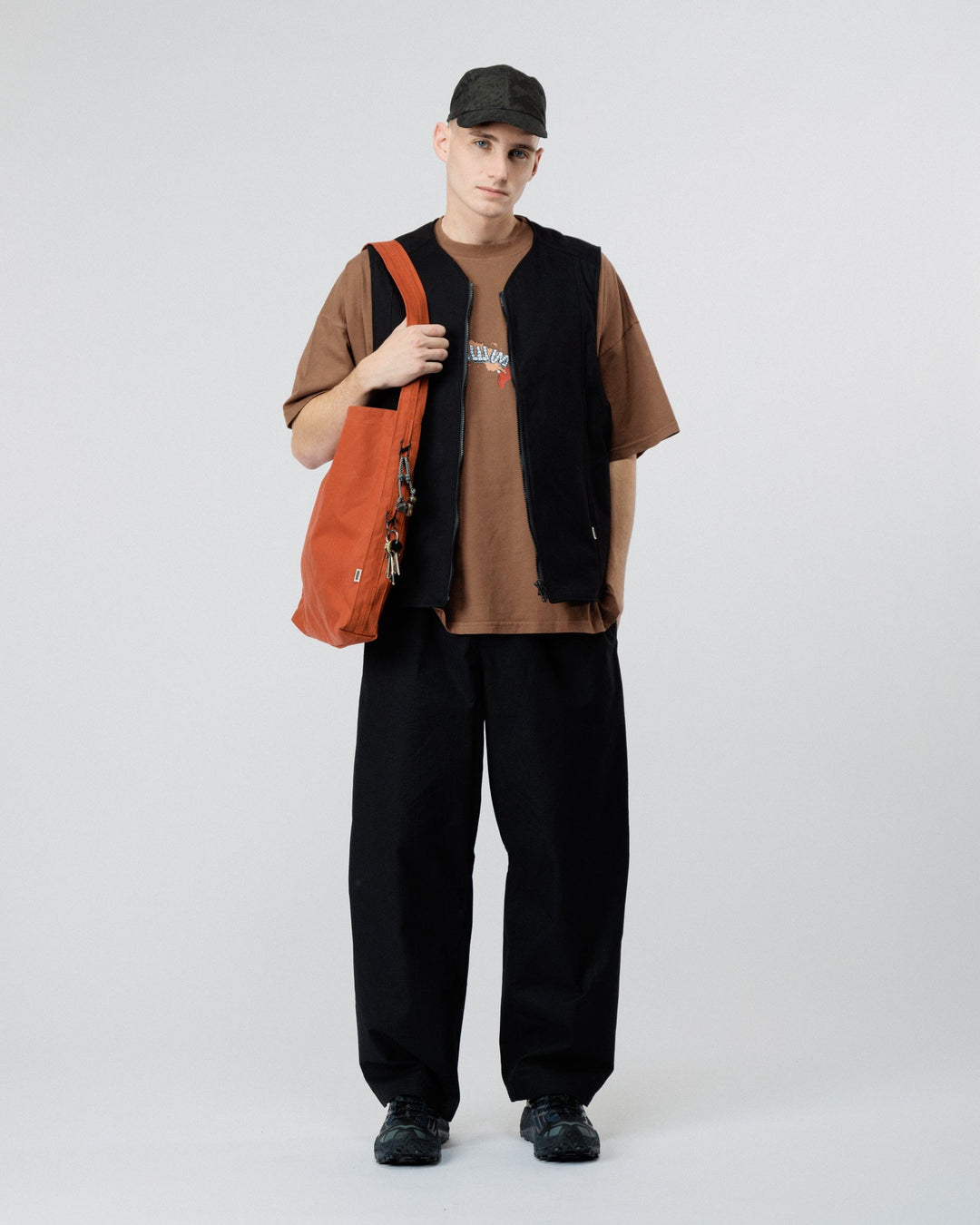 Water Resistant Bar Tack Tote - Biscuit