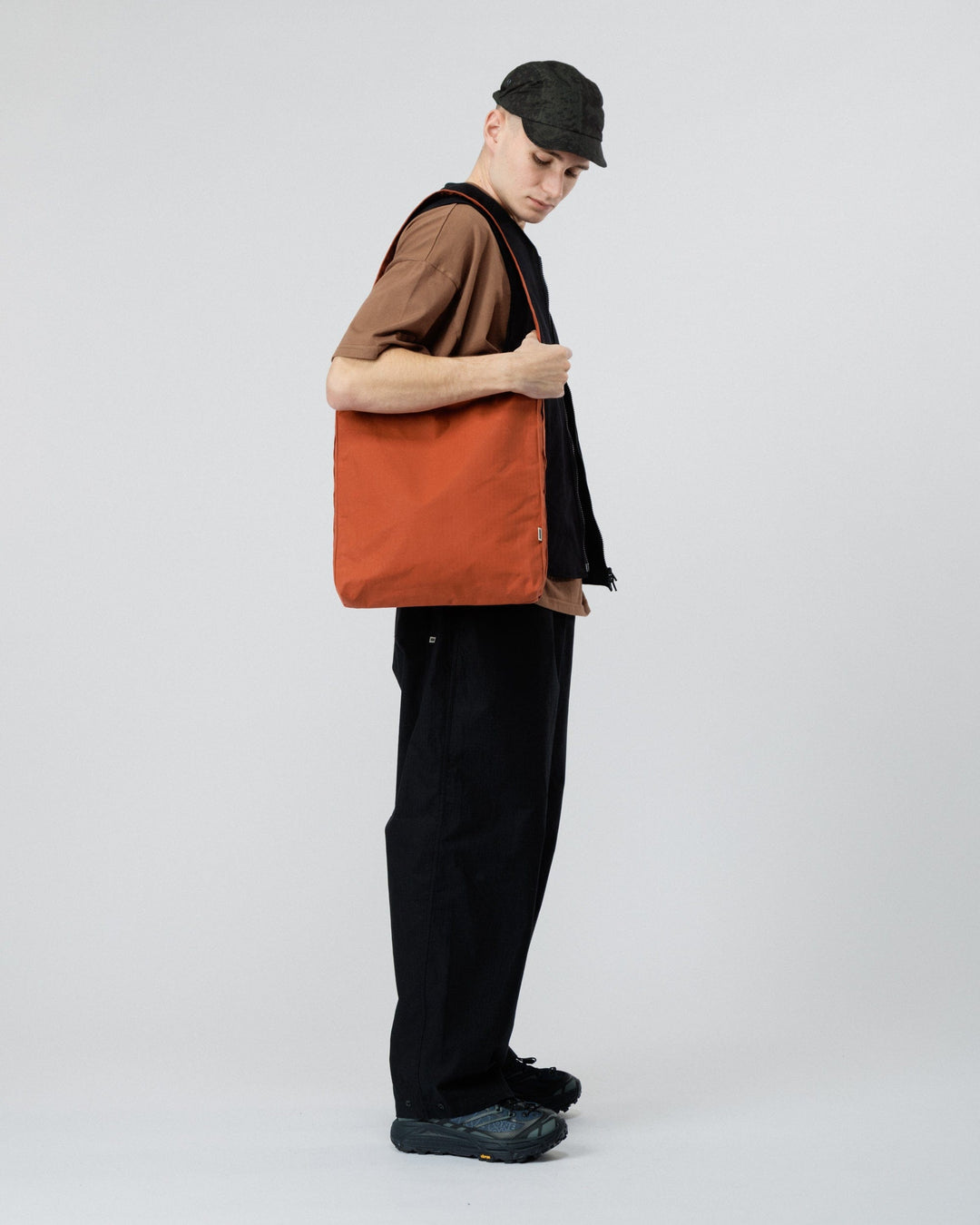 Water Resistant Bar Tack Tote - Biscuit