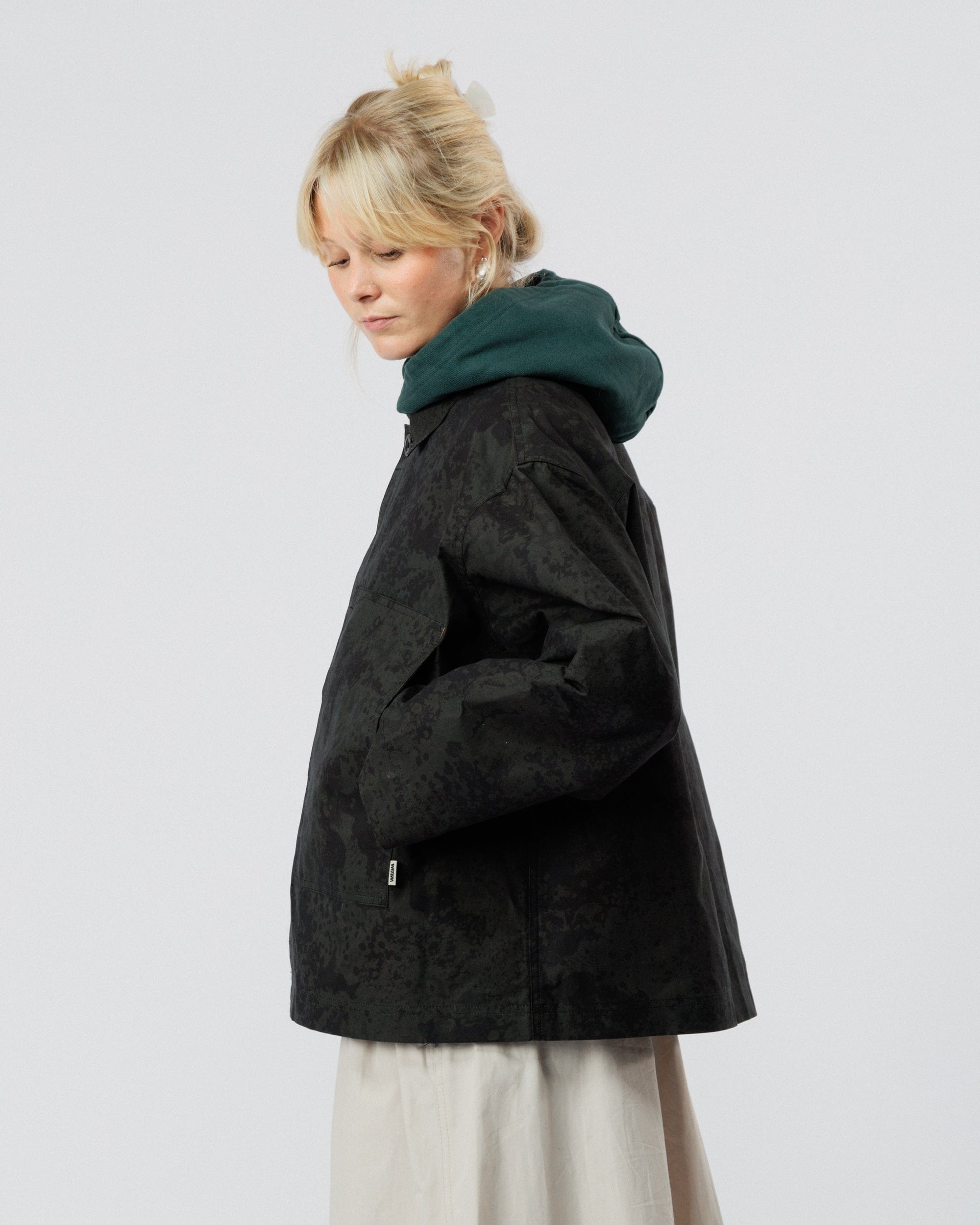 Nell Overshirt - Black Ink – WAWWA Ф