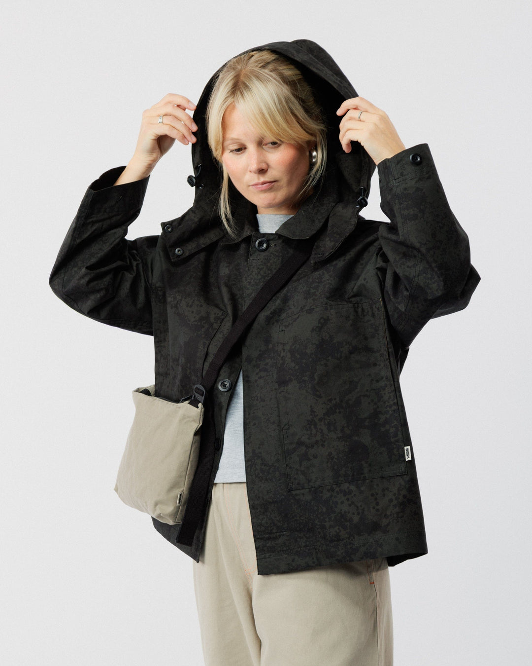 Nell Overshirt & Hood Gift Set - Black Ink