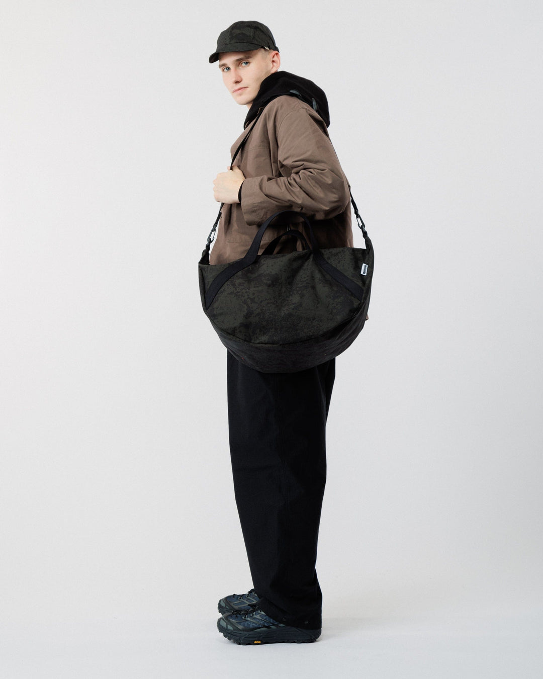 Water Resistant Duffle Bag - Black Ink