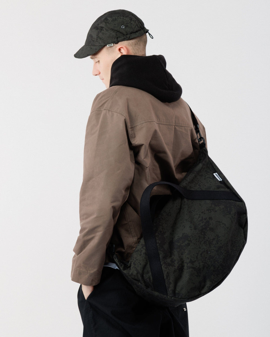 Water Resistant Duffle Bag - Black Ink