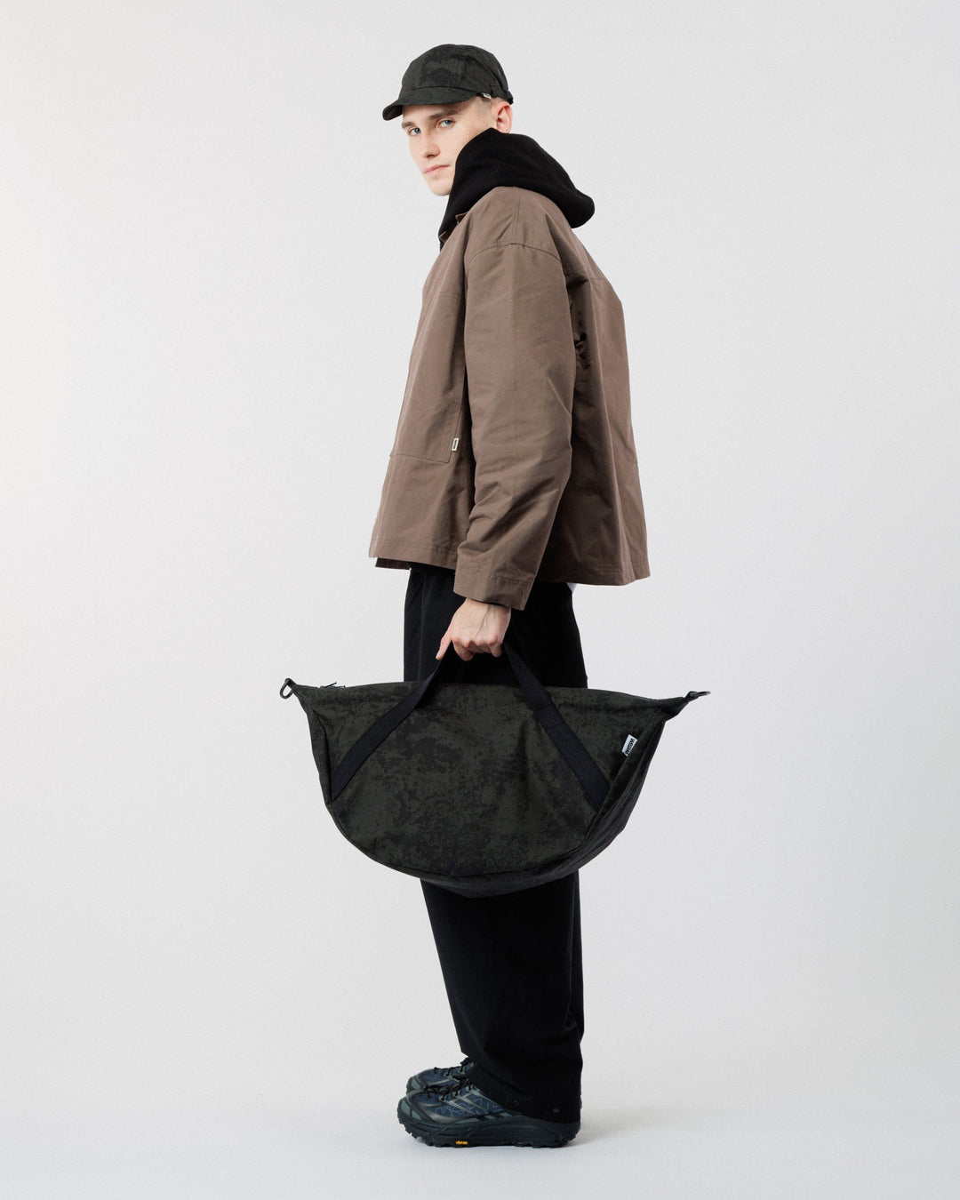 Water Resistant Duffle Bag - Black Ink