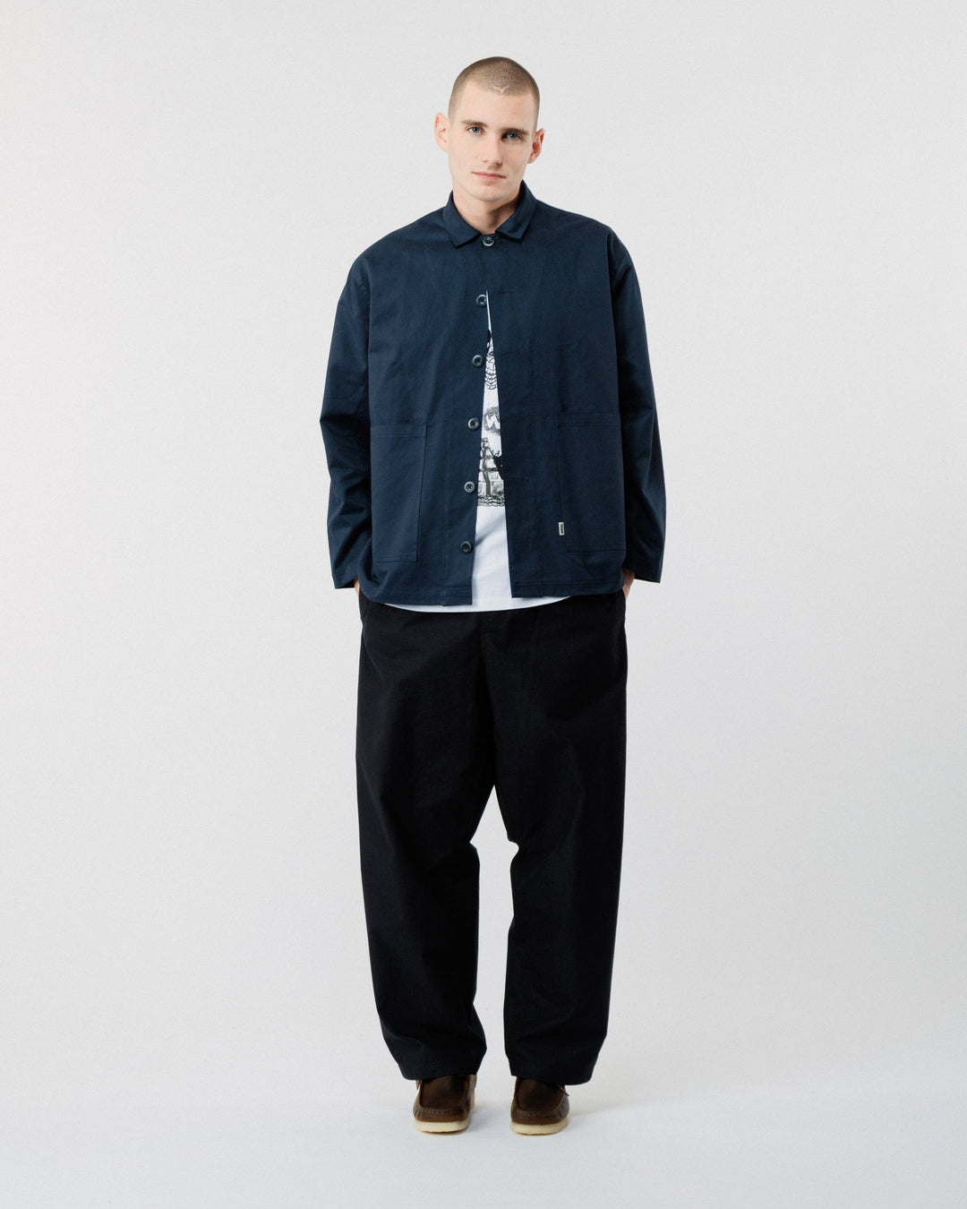 Mill Overshirt - Navy