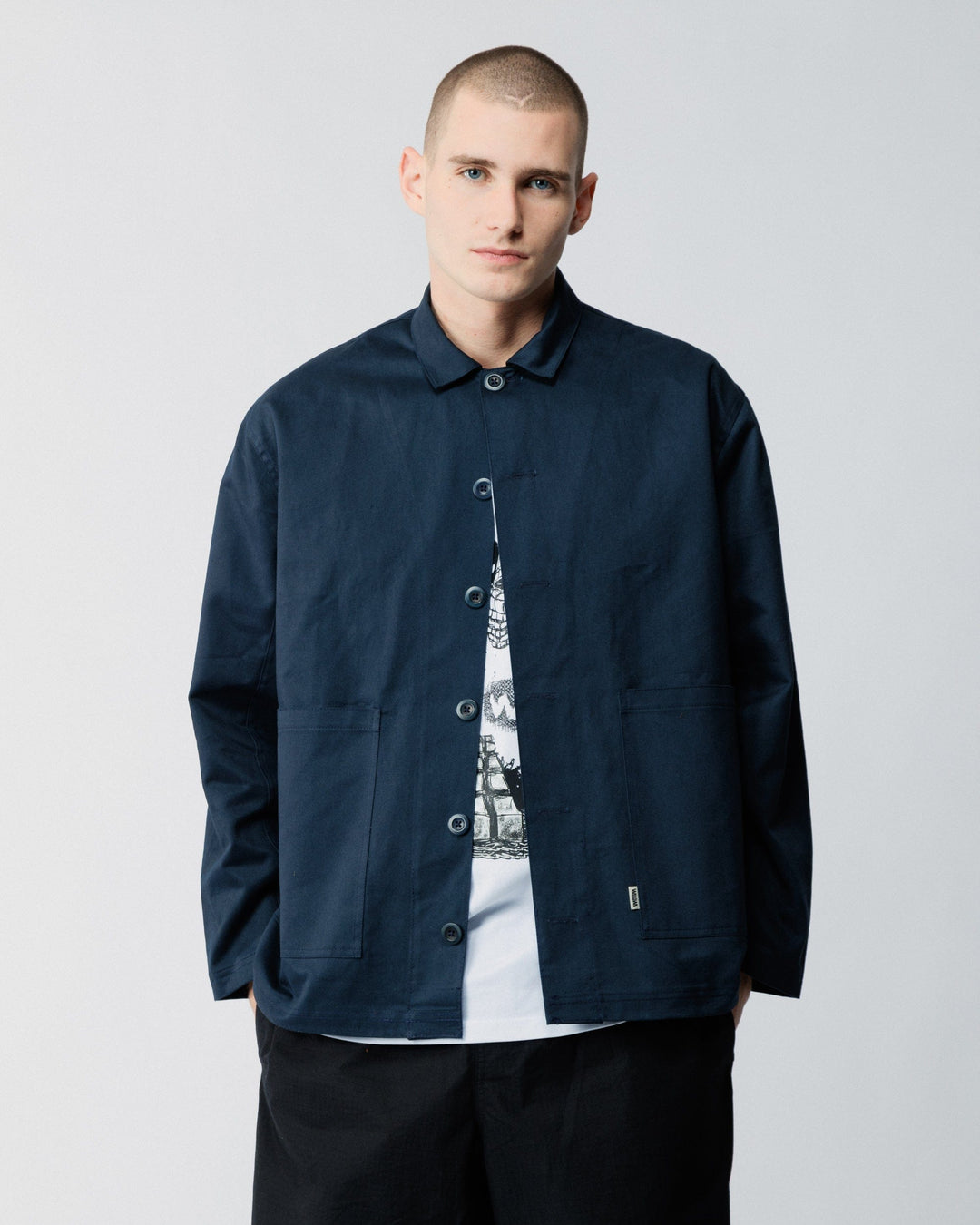 Mill Overshirt - Navy