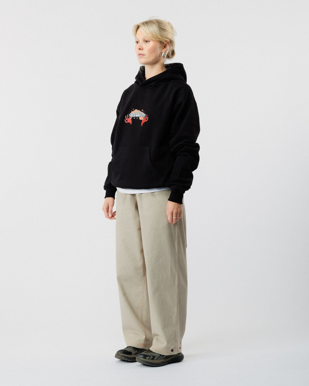 Zama Pant - Stone/Red