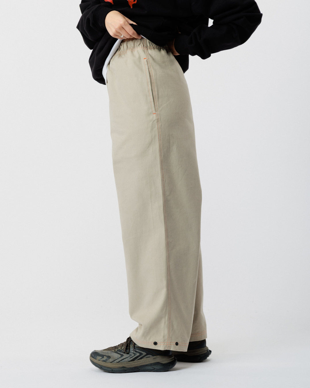 Zama Pant - Stone/Red