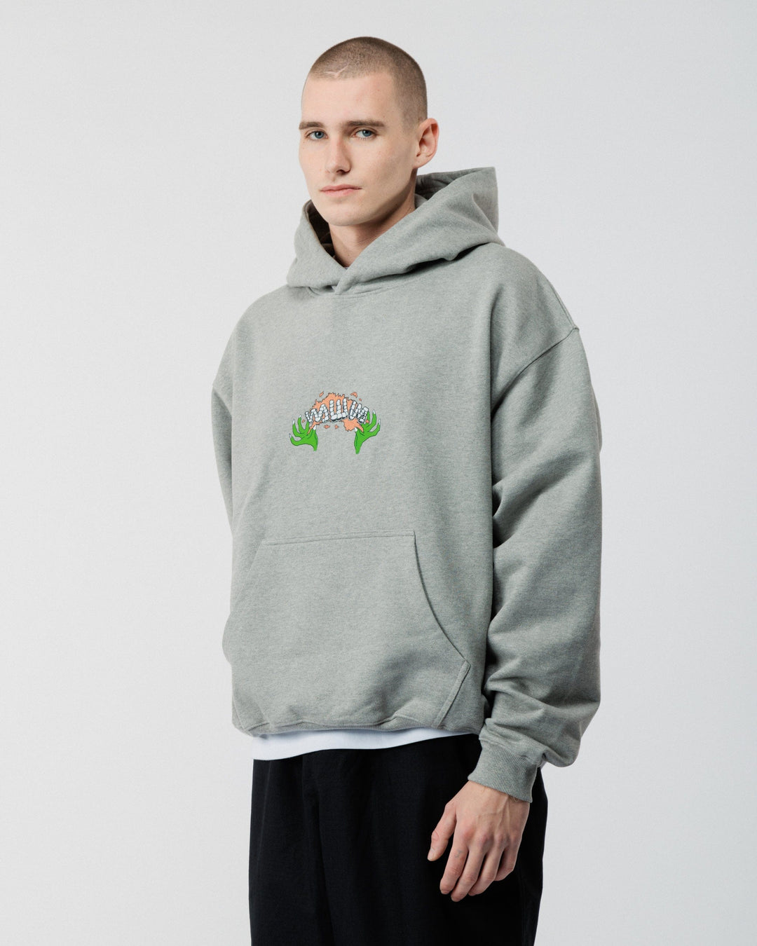 Caster Hoody - Grey Marl