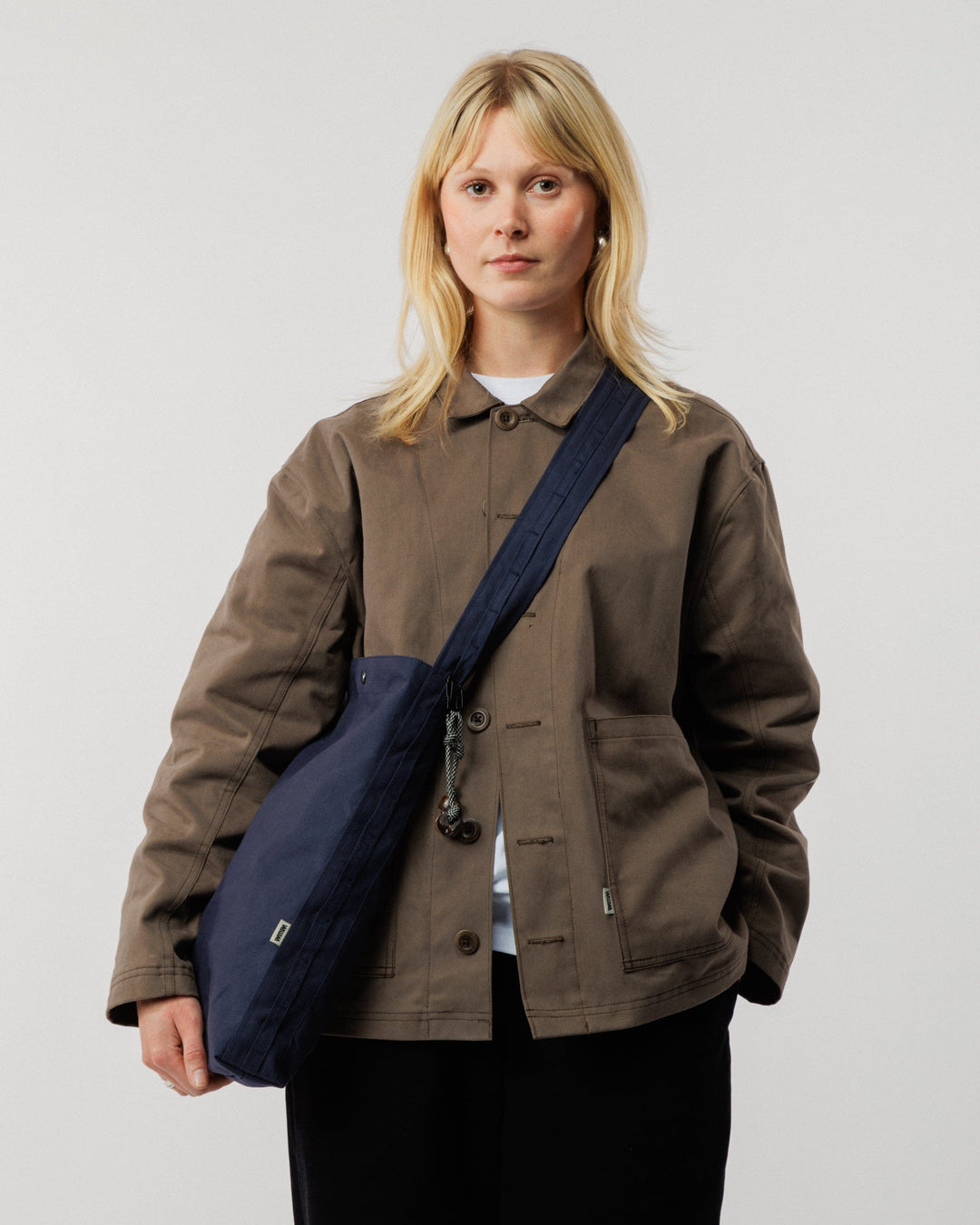 Water Resistant Bar Tack Tote - Petrol