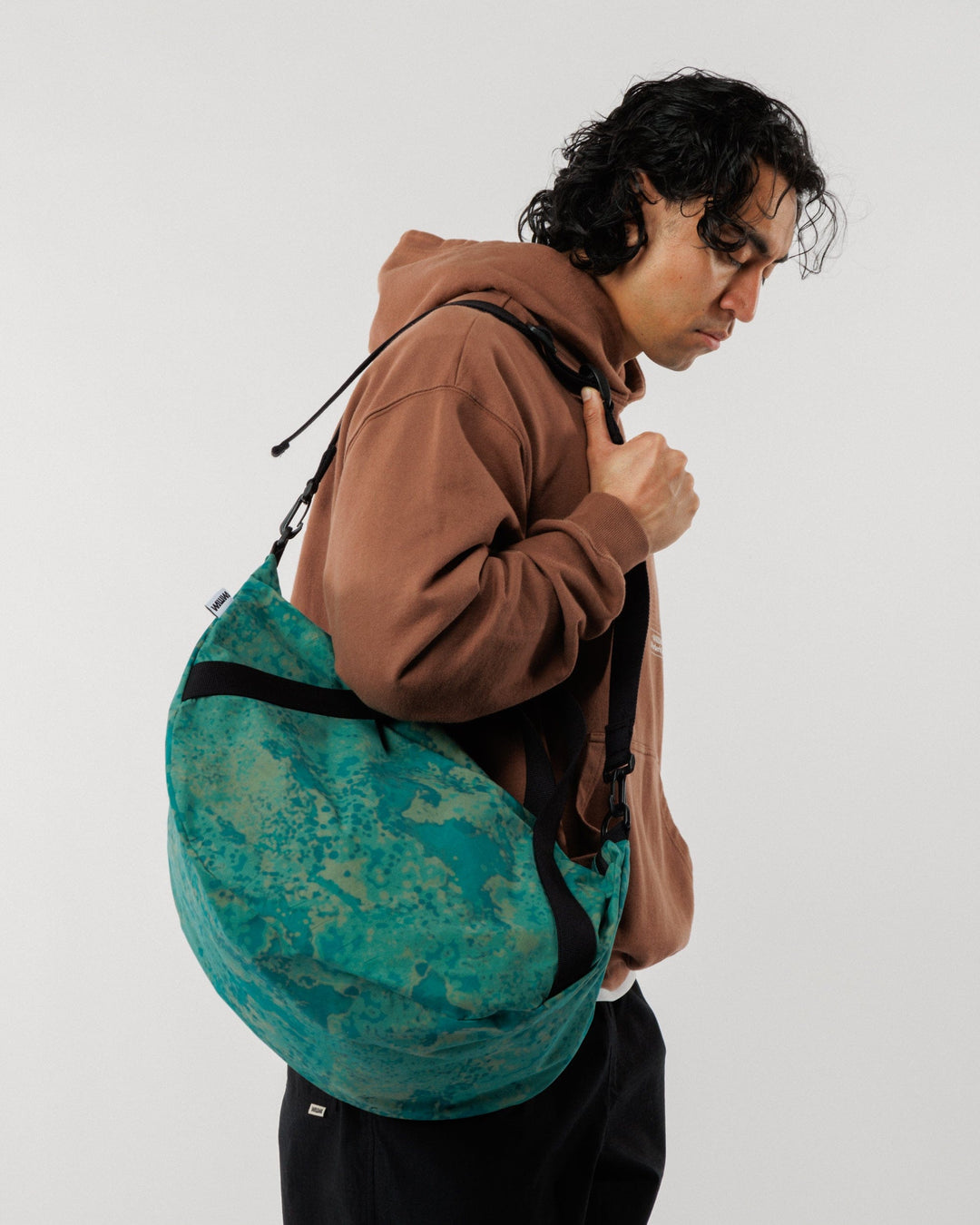 Water Resistant Duffle Bag - Blue Ink