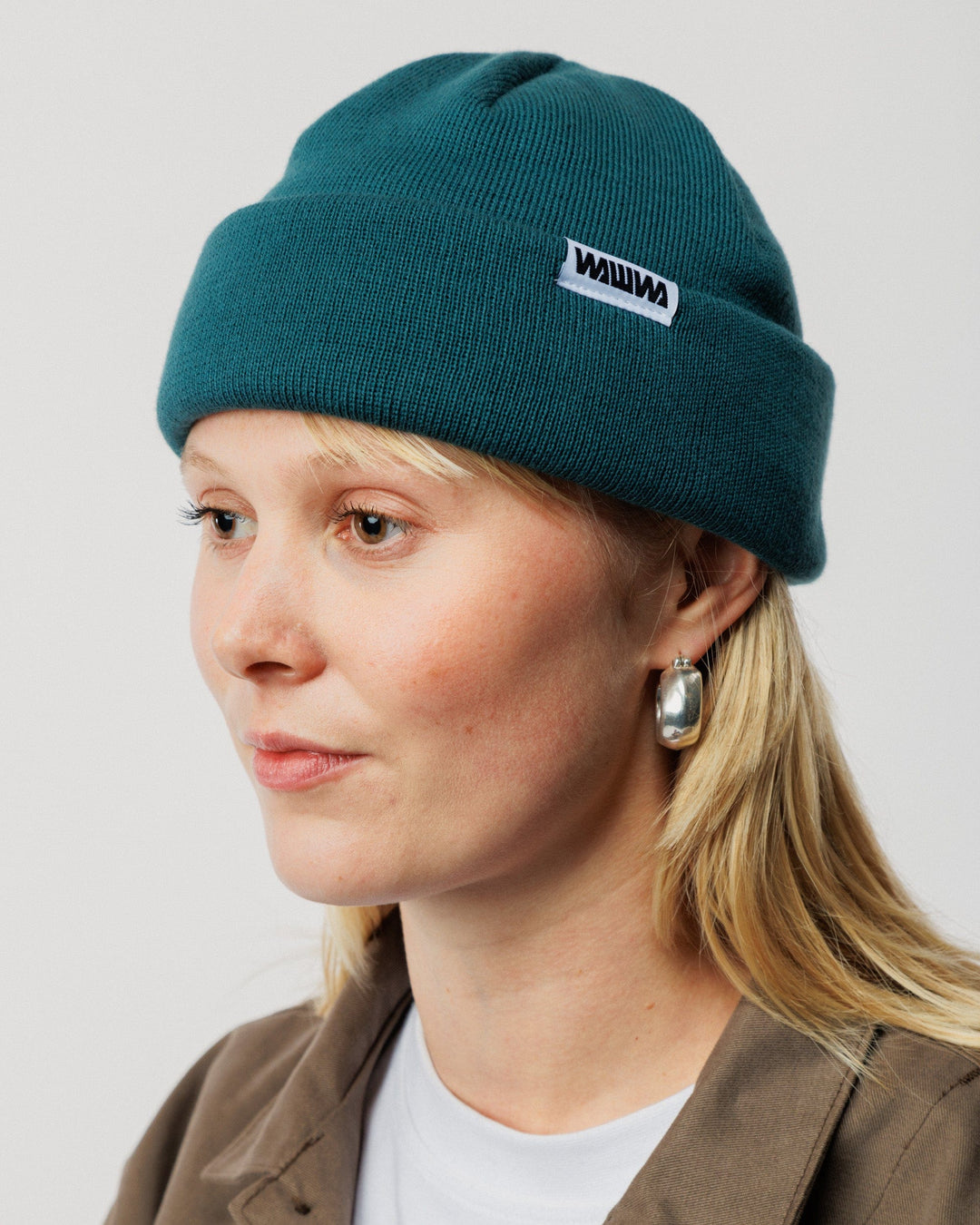 Mill Cotton Beanie - Teal