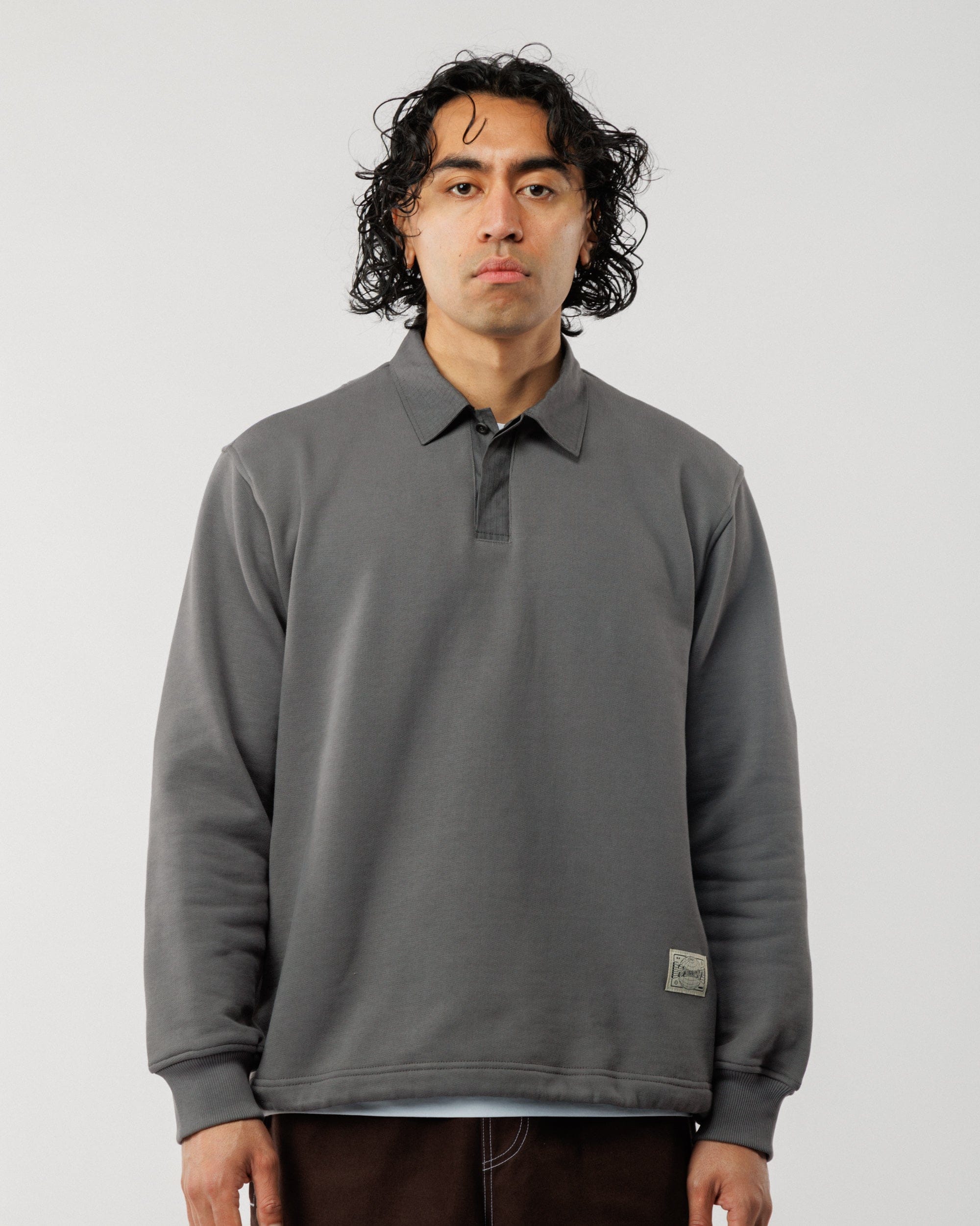 Ellis Rugby Sweatshirt - Slate – WAWWA Ф