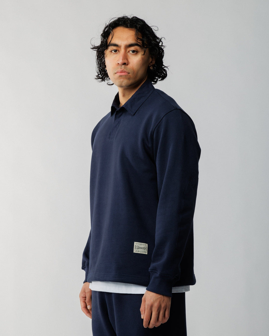 Ellis Rugby Sweatshirt - Navy