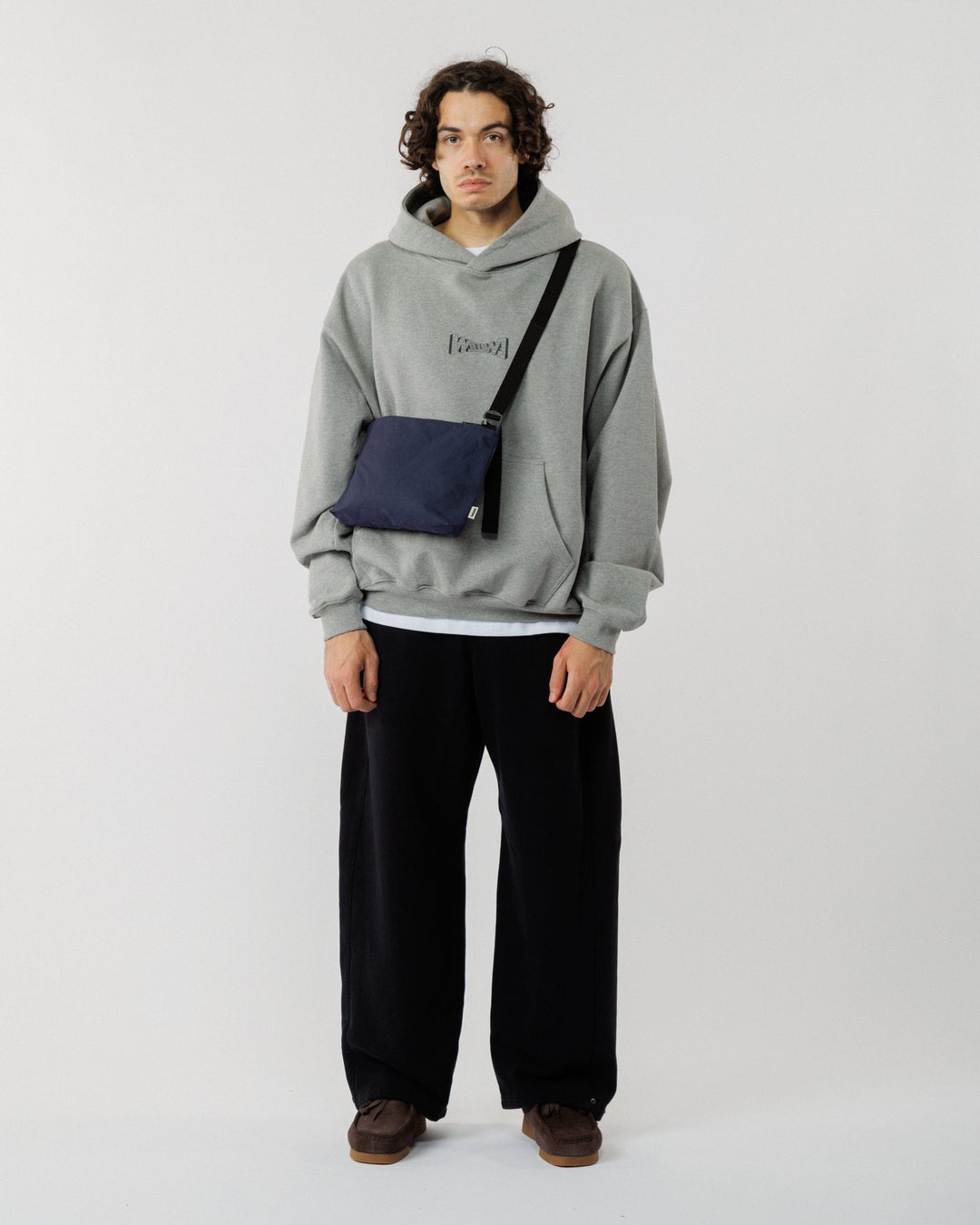 Mini Water Resistant Messenger Bag - Petrol