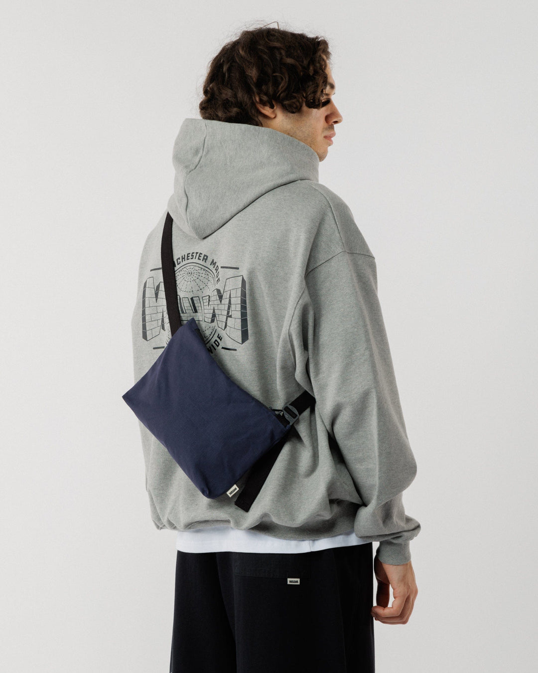 Mini Water Resistant Messenger Bag - Petrol