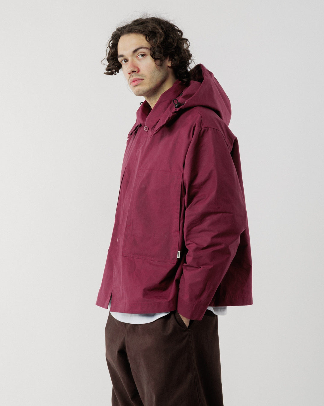 Detachable Hood - Burgundy