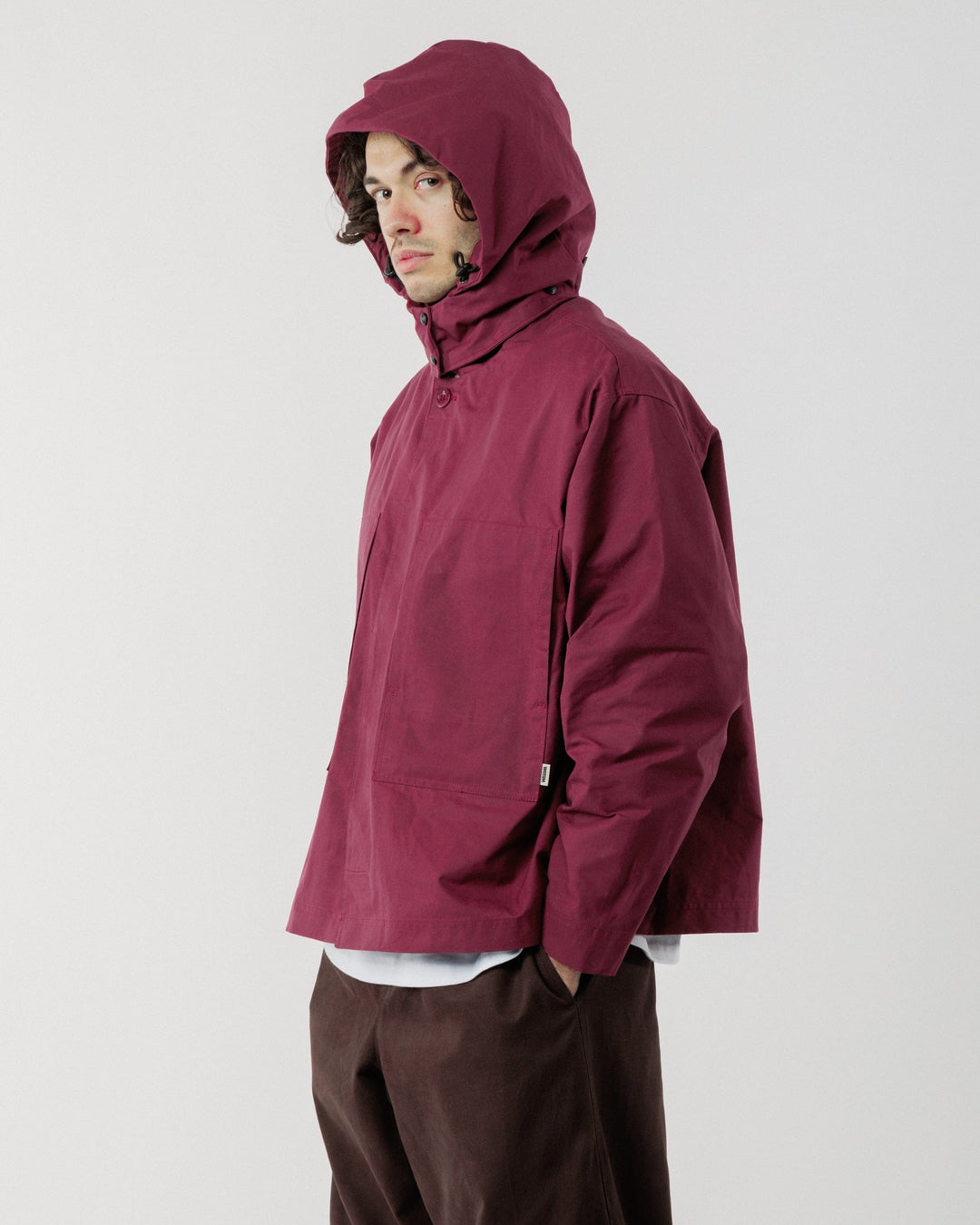 Detachable Hood - Burgundy