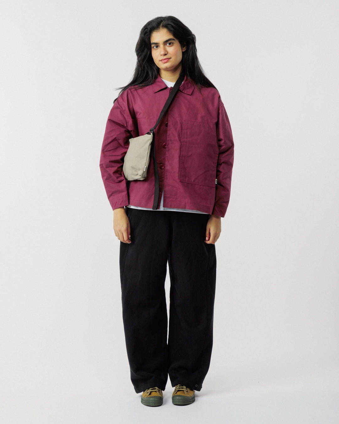 Nell Overshirt - Burgundy