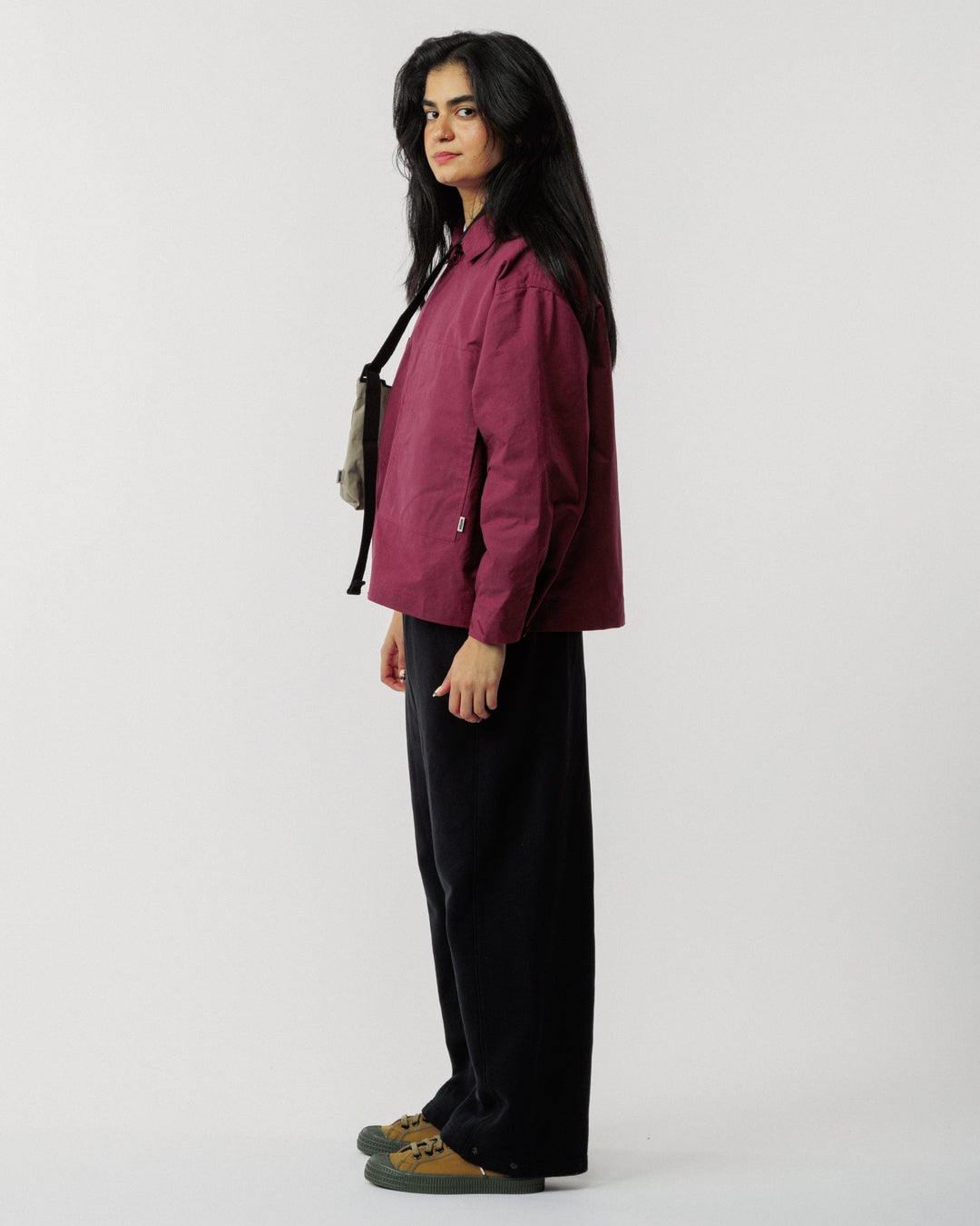 Nell Overshirt - Burgundy