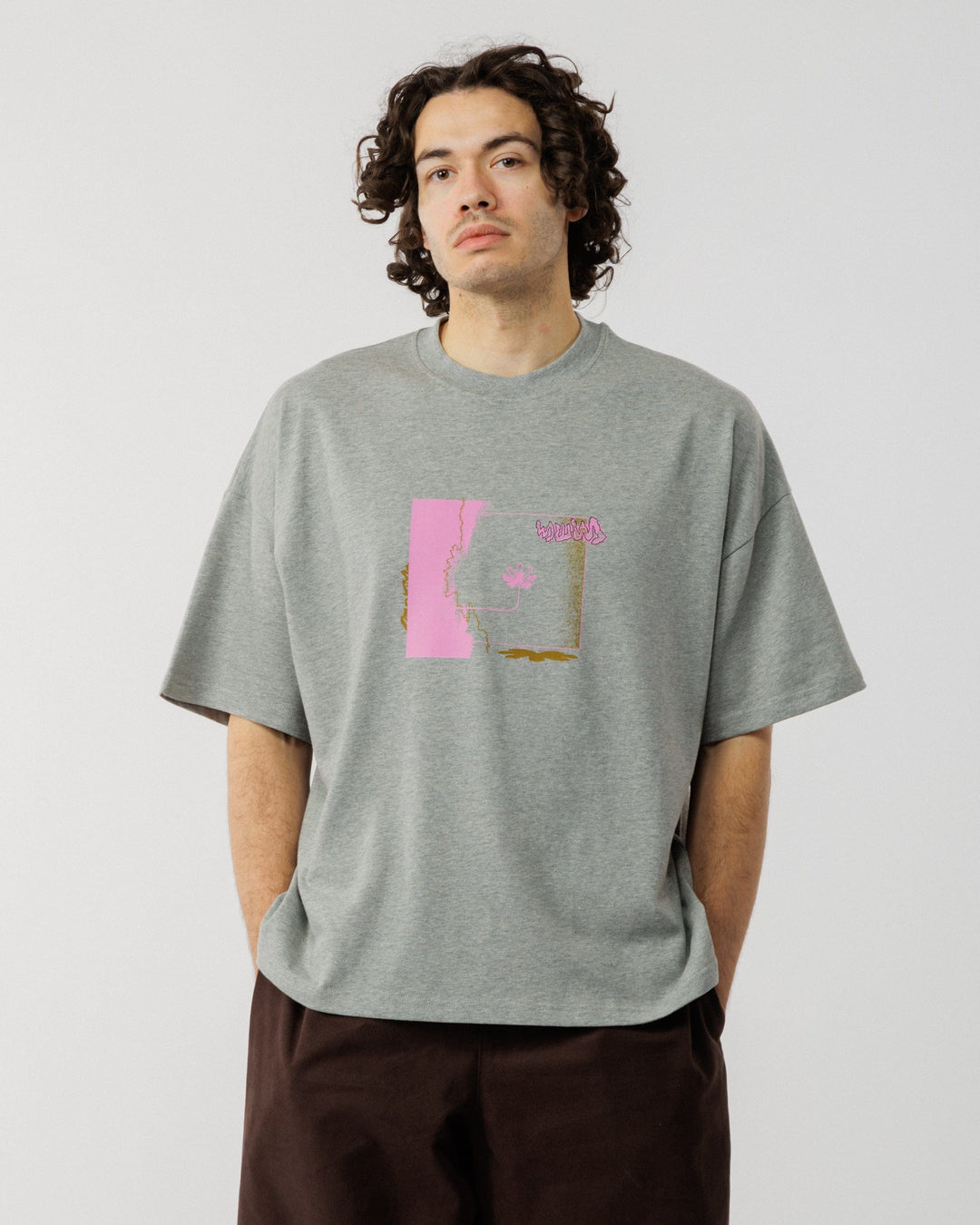 Shadow Canyon Box T-Shirt - Grey Marl