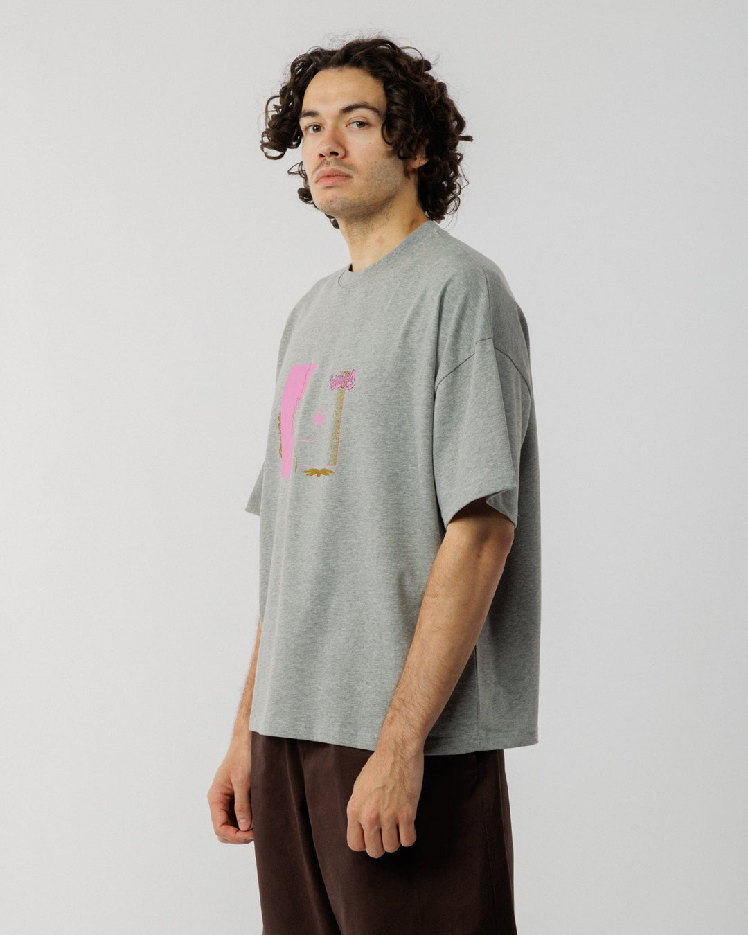 Shadow Canyon Box T-Shirt - Grey Marl
