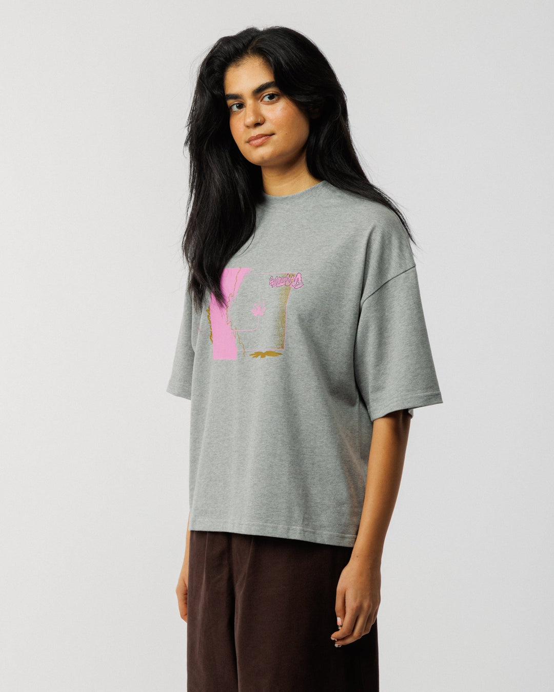 Shadow Canyon Box T-Shirt - Grey Marl