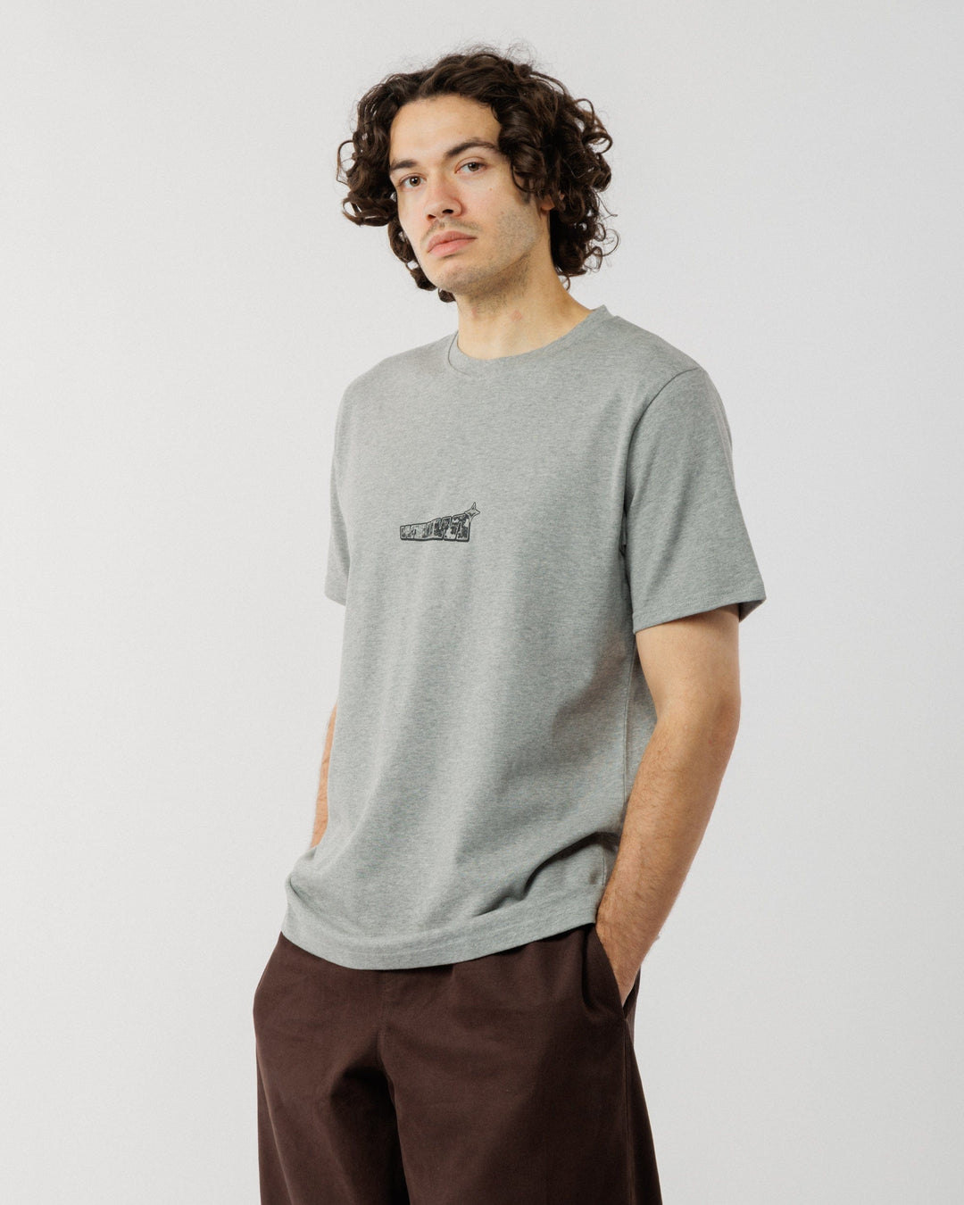 Worldwide T-Shirt - Grey Marl