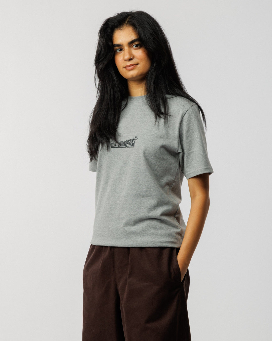 Worldwide T-Shirt - Grey Marl