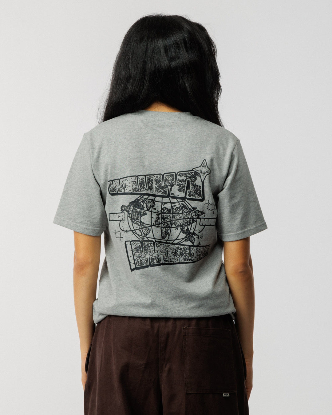 Worldwide T-Shirt - Grey Marl