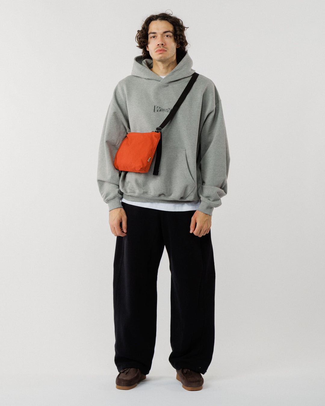 Mini Water Resistant Messenger Bag - Biscuit Orange