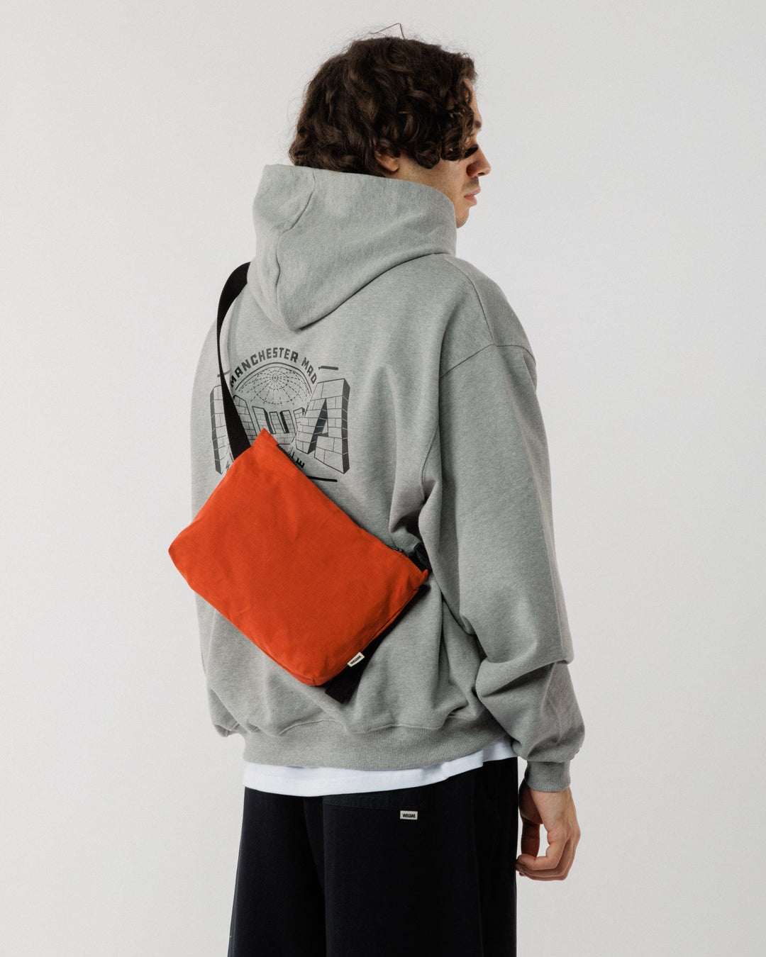 Mini Water Resistant Messenger Bag - Biscuit Orange