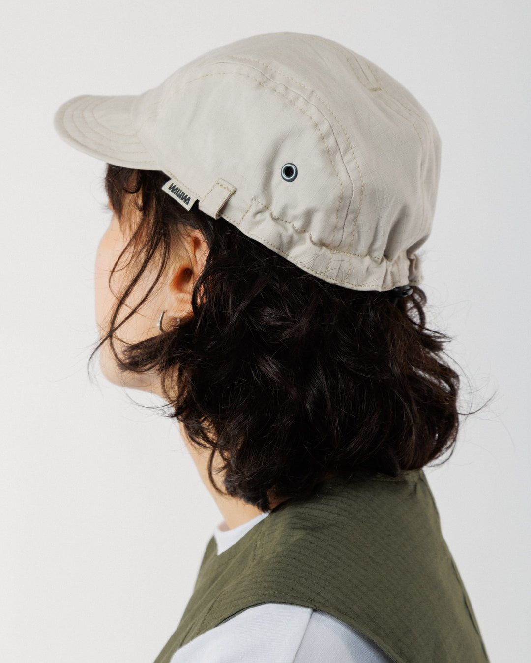 Moleskin Lined Oak Cap - Stone