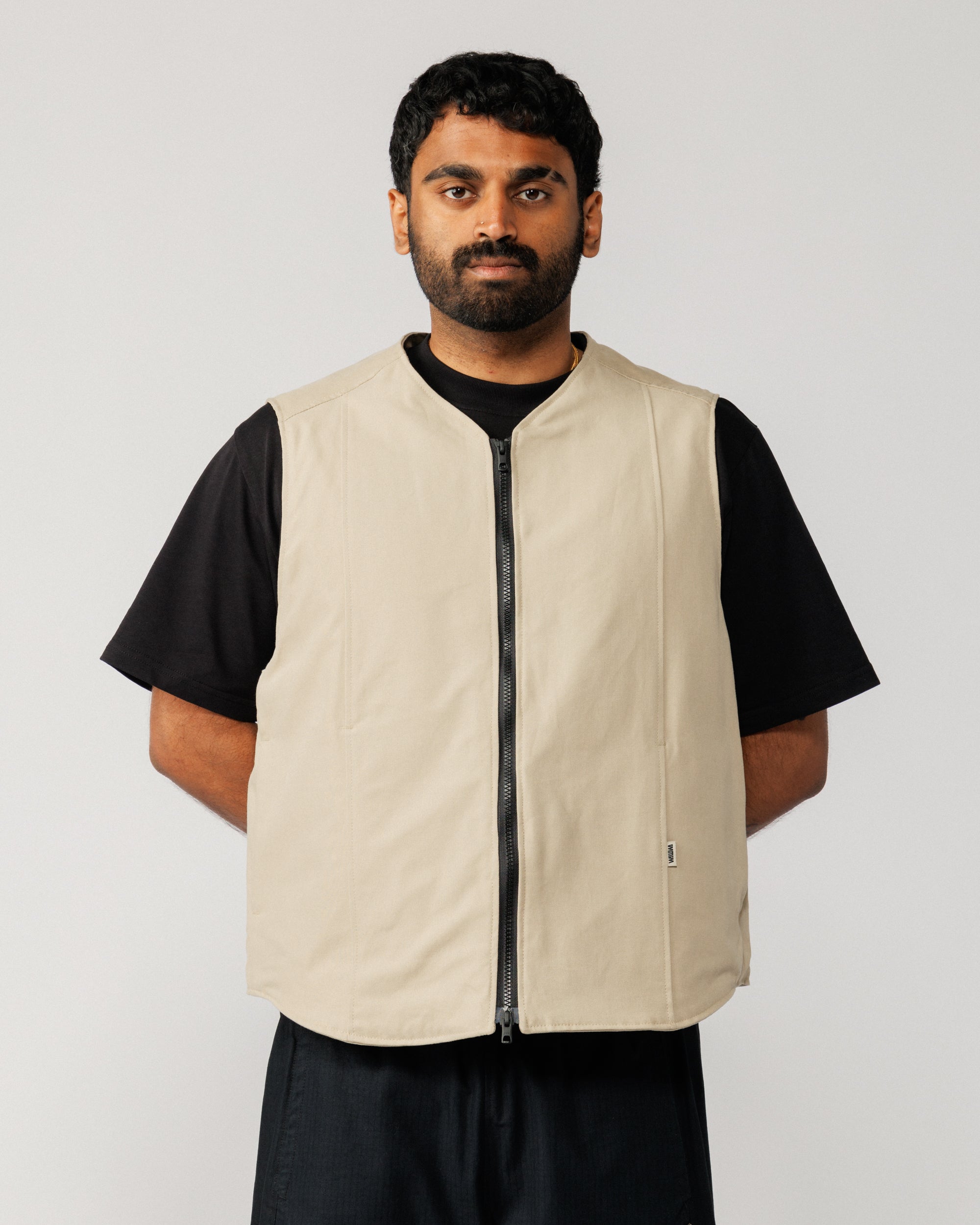 Multi-Pocket Mill Vest - Stone – WAWWA Ф