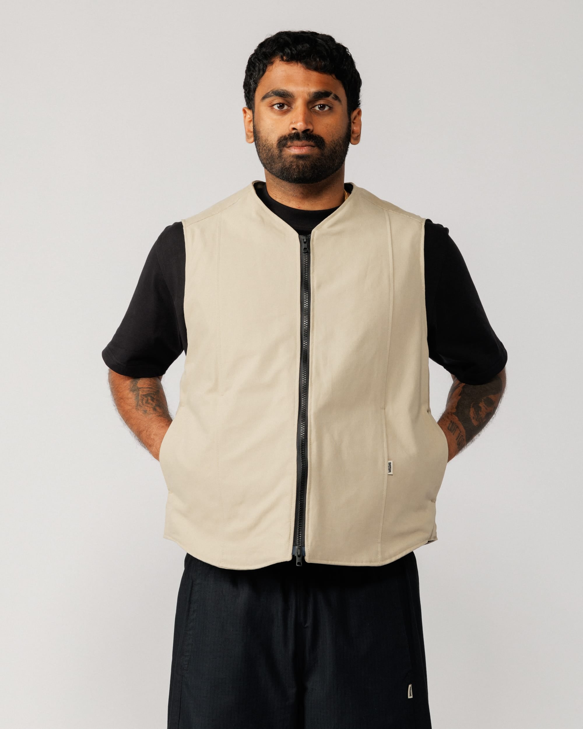 Multi-Pocket Mill Vest - Stone – WAWWA Ф