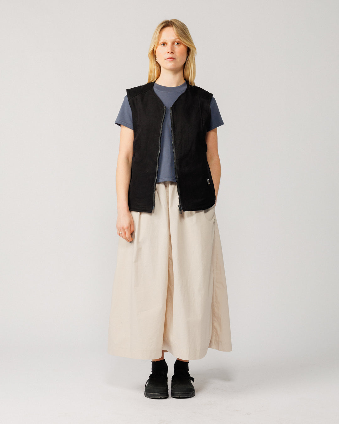 Multi-Pocket Mill Vest - Black