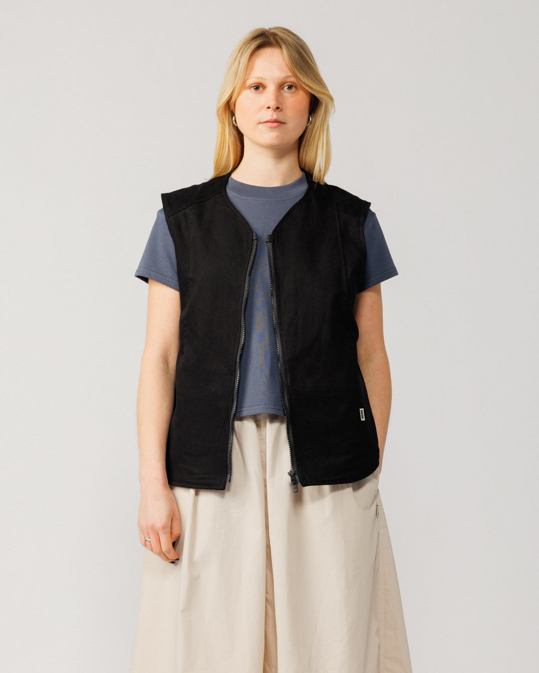 Multi-Pocket Mill Vest - Black