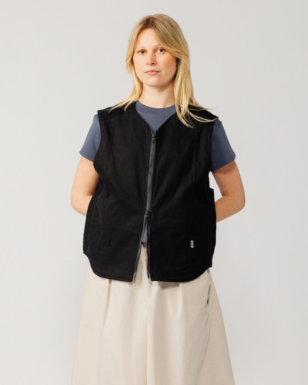 Multi-Pocket Mill Vest - Black