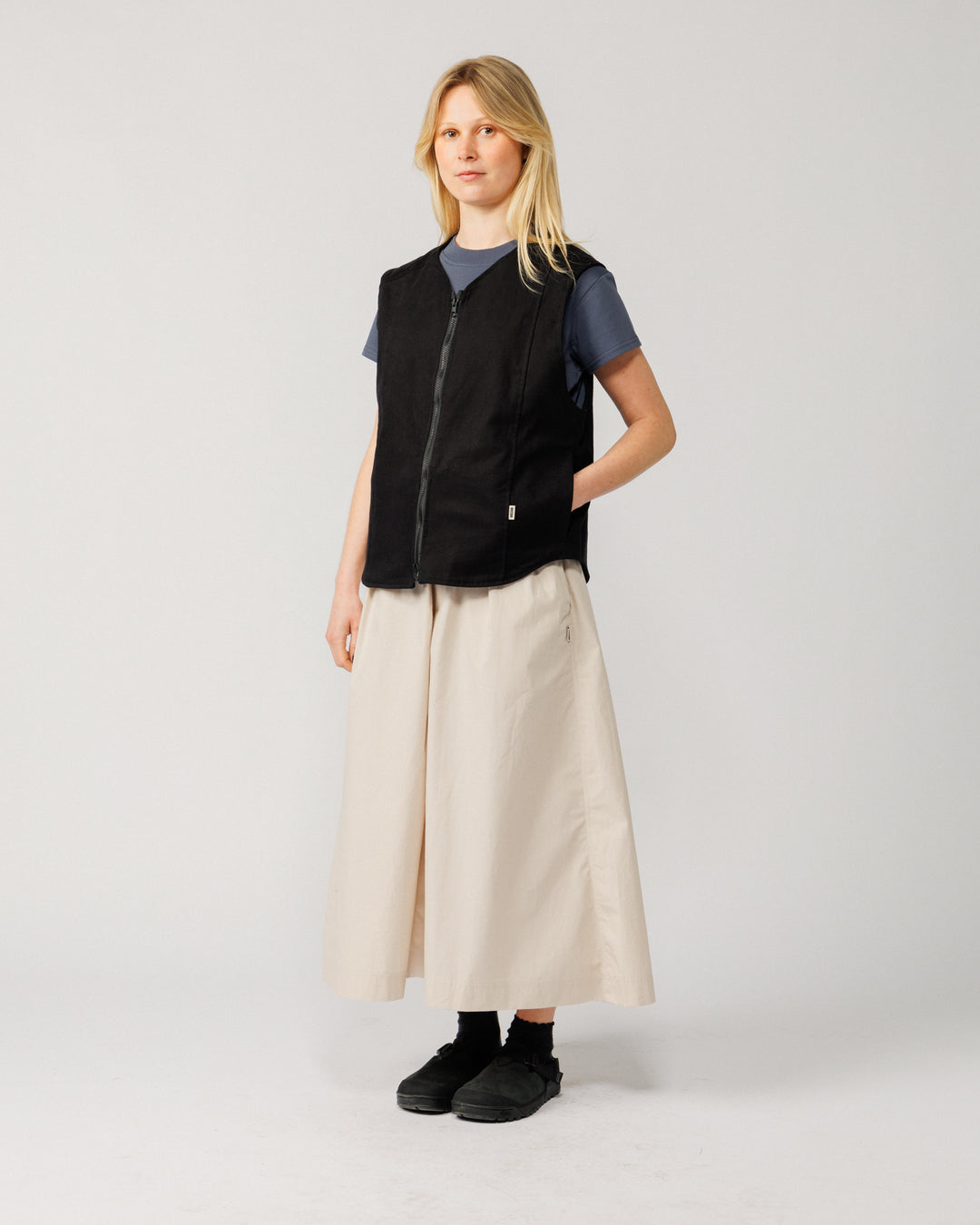 Multi-Pocket Mill Vest - Black