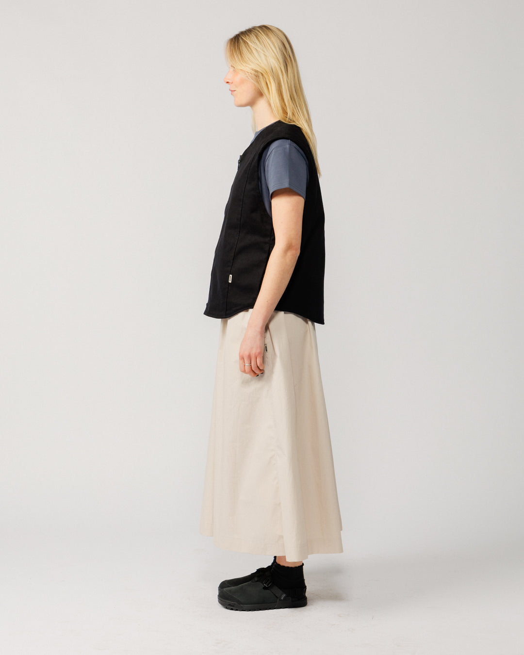 Multi-Pocket Mill Vest - Black