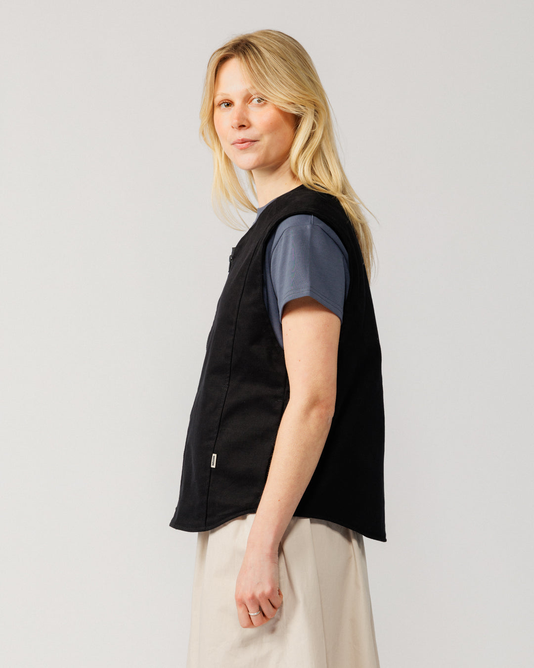 Multi-Pocket Mill Vest - Black