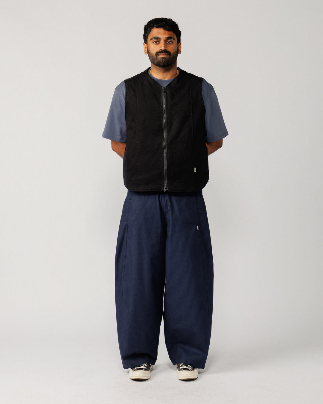 Multi-Pocket Mill Vest - Black